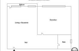 De vanzare 2 camere, 48 mp! Loc de parcare! Zona magazinului LIDL!