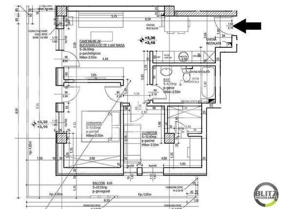 Apartament de vânzare 3 camere Bună Ziua - 17263AV | BLITZ Cluj-Napoca | Poza1