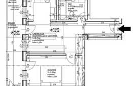 Vanzare apartament 2 camere, 49 mp, semifinisat ! 