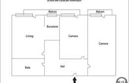 Vanzare apartament 3 camere, 69 mp, parcare, zona Petrom