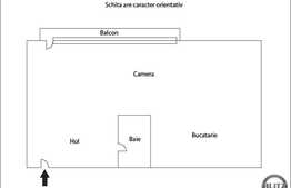 Apartament 1 camera, 38 mp, parcare, boxa, zona strazii Fantanele