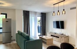 Apartament mobilat modern cu 2 camere, terasa, parcare subteran, complex Liberty