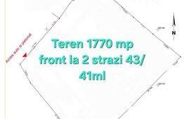Teren construibil  in zona Zorilor 1770 mp 