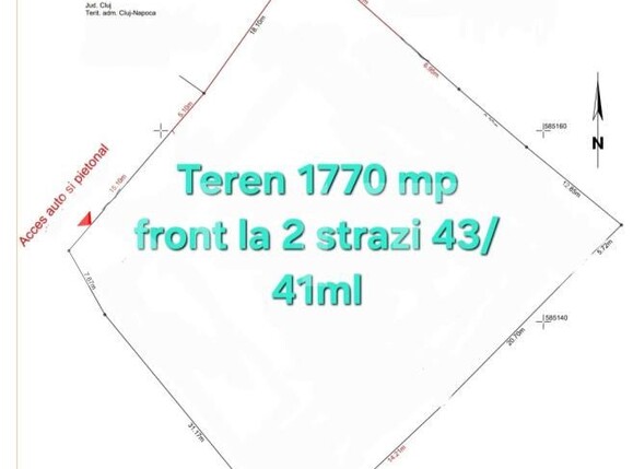 Teren de vânzare Zorilor - 172980TV | BLITZ Cluj-Napoca | Poza1