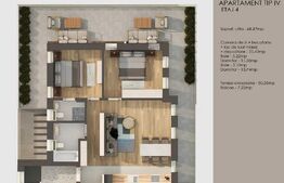  Apartament 3 camere, finisaje premium , terasa 50 mp, Tractorul 