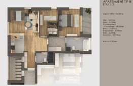  Apartament 3 camere, finisaje premium, Tractorul 