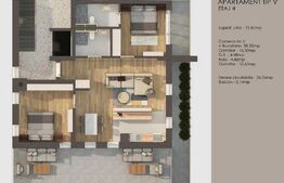  Apartament 3 camere, finisaje premium , terasa 36mp, Tractorul 