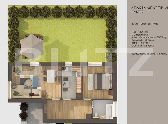 Apartament de vânzare 2 camere Tractorul - 173168AV | BLITZ Brașov | Poza3