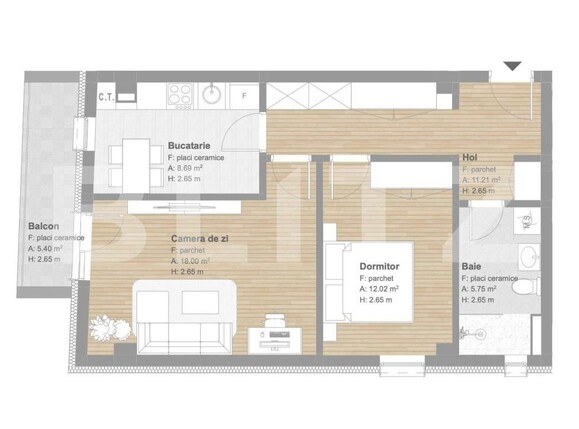 Apartament de vânzare 2 camere Floreşti - 173193AV | BLITZ Cluj-Napoca | Poza2