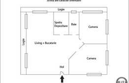 Apartament 3 camere, 67 mp, decomandat, zona strazii Eugen Ionesco