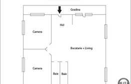 Apartament 3 camere, 78 mp, decomandat, gradina, zona strazii Eugen Ionesco