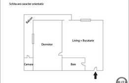 Vanzare 2 camere, 54 mp, balcon de 12 mp, POD, zona Stejarului! A.C. Parcare!