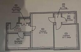 Apartament cu 2 camere, 47 mp, zona Horea-Ideal pentru locuit/inchiriat/investit
