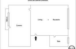 Apartament 2 camere, 40 mp, complet mobilat, zona strazii Frunzisului