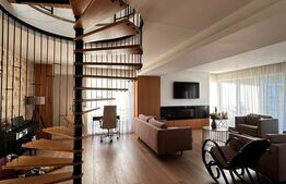 Apartament tip penthouse, 210 mp, 260 mp terasa, 2 garaje, Buna Ziua