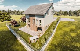 Casă Premium Individuală – Chinteni, 215 mp utili, teren 500 mp – semifinisată