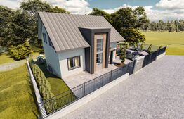 Casă Premium Individuală – Chinteni, 215 mp utili, teren 500 mp – semifinisată