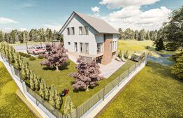 Casă Premium Individuală – Chinteni, 215 mp utili, teren 500 mp – semifinisată