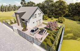 Casă Premium Individuală – Chinteni, 215 mp utili, teren 500 mp – semifinisată