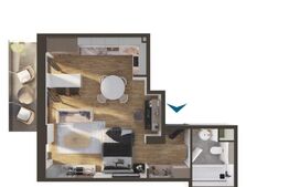 Revanzare,Apartament o camera, 39 mp, etaj 1, Bloc premium, Zona Iris
