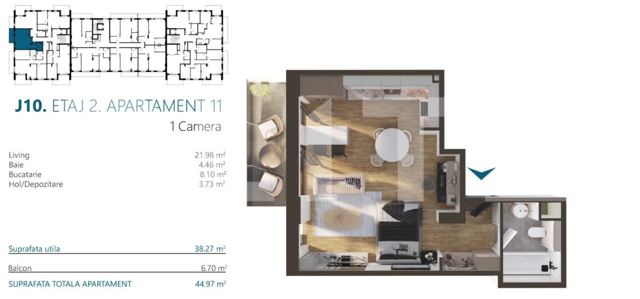 Garsonieră de vânzare Iris - 173703AV | BLITZ Cluj-Napoca | Poza4