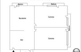 Apartament 2 camere, decomandat, 52 mp! Parcare! Zona strazii Eroilor!