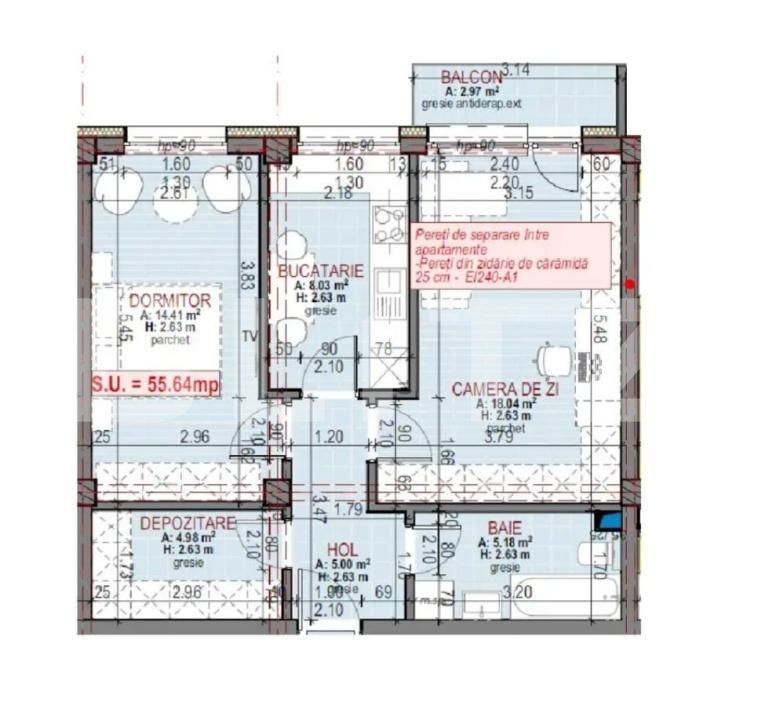 Apartament de vânzare 2 camere Floreşti - 173825AV | BLITZ Cluj-Napoca | Poza3
