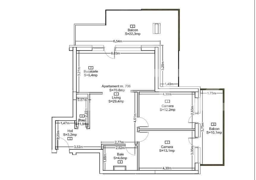 Apartament de vânzare 3 camere Zorilor - 173871AV | BLITZ Cluj-Napoca | Poza1