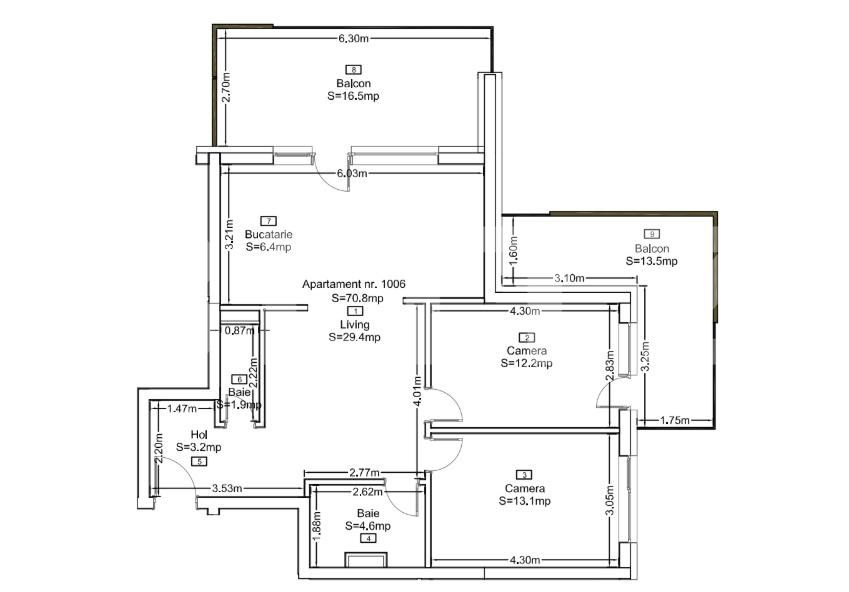 Apartament de vânzare 3 camere Zorilor - 173872AV | BLITZ Cluj-Napoca | Poza1