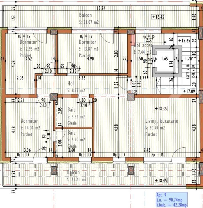 Apartament de vânzare 4 camere Marasti - 173995AV | BLITZ Cluj-Napoca | Poza2