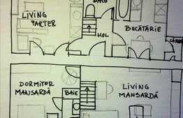 De vanzare apartament pe 2 nivele 100 mp utili in centru. Superfinisat.
