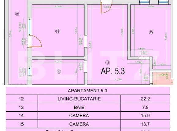 Apartament de vânzare 3 camere Manastur - 174256AV | BLITZ Cluj-Napoca | Poza6