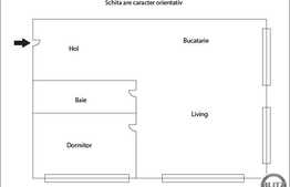 Vanzare apartament 2 camere, 49,73 mp, semifinisat, zona strazii Borhanciului