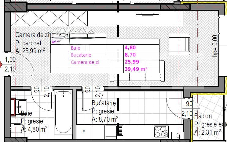 Garsonieră de vânzare Sopor - 174349AV | BLITZ Cluj-Napoca | Poza1