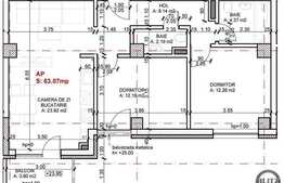 Apartament 3 camere, 63,07 mp, constructie finalizata, zona Iulius Mall