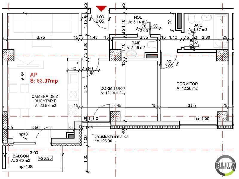 Apartament de vânzare 3 camere Gheorgheni - 17459AV | BLITZ Cluj-Napoca | Poza3