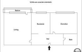 2 camere, 58 mp, decomandat, parcare, boxa, zona Liceului Avram Iancu