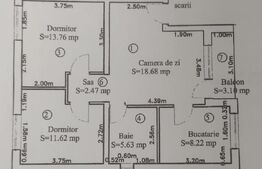 Apartament 3 camere,Sanpetru