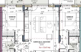 Apartament 3 camere, 74 mp, comision 0, zona Terra Oasului
