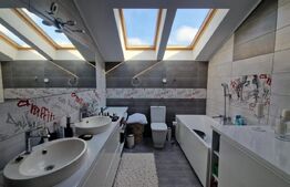 Casa lux in Ghimbav la 15 minute de Brasov, curte, P+1