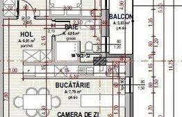 Apartament 2 camere cu CF semifinisat, 58 mp, parcare, zona Somesului
