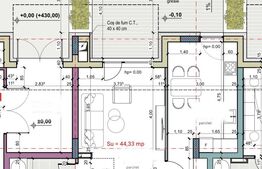 2 camere, terasa 20 mp, garaj, ,cartier TERRA, zona Oasului 