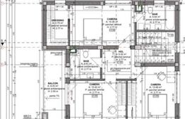 Casa individuala semifinisata, 5 camere, terasa circulabila, zona Luna de sus 