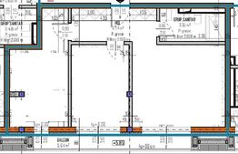 Apartament cu CF, 3 camere, 59mp, bloc nou, Baciu