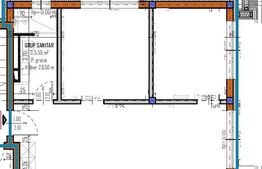 Apartament cu CF, 3 camere, 54mp, terasa 40mp, bloc nou, Baciu