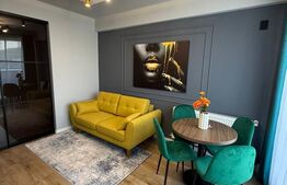 Apartament mobilat si utilat, terasa de 14 mp, parcare subterana, zona Terra