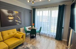 Apartament mobilat si utilat, terasa de 14 mp, parcare subterana, zona Terra