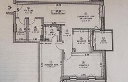 Apartament cu 3 camere cu CF, semifinisat, zona Avram Iancu 