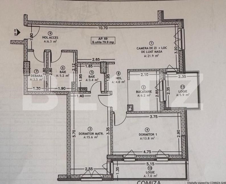 Apartament de vânzare 3 camere Floreşti - 175231AV | BLITZ Cluj-Napoca | Poza4