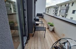 Apartament 2 camere Lux, ultrafinisat, mobilat complet, terasa 12mp, la cheie.